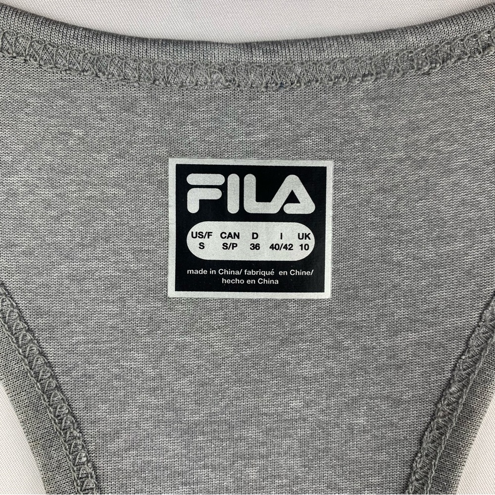 Fila Grey Racerback Tank Top - Picture 5 of 11